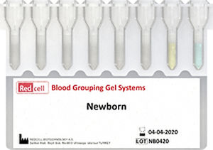 Kit di test per determinazione dei gruppi sanguigni - RCNB - Redcell Biotechnology - d'IgG / di sangue