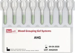 Kit di test per determinazione dei gruppi sanguigni - RCAHG - Redcell Biotechnology - per anticorpi / di sangue