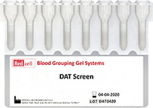 Kit di test per determinazione dei gruppi sanguigni - RCDAT - Redcell Biotechnology - d'IgG / di sangue