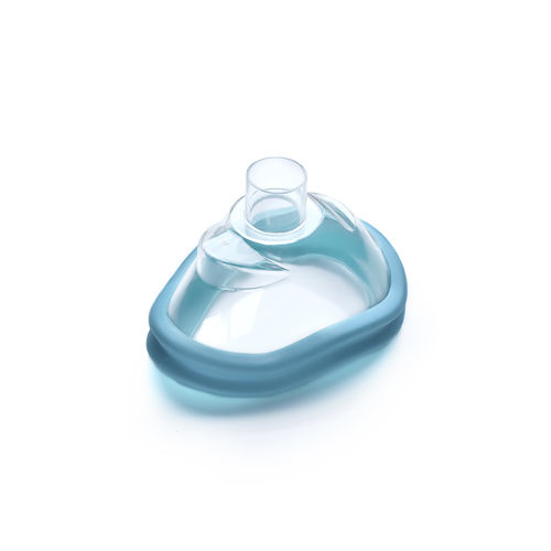 Maschera per anestesia in PVC - Hisern Medical - senza lattice / monouso / trasparente