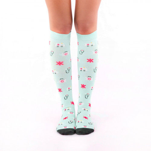 Calzini a compressione di prevenzione delle tromboembolie venose (TEV) - 000306 - Enfermania - per donna / S / L