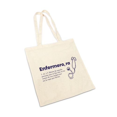 Borsa per articoli personali - 000220 - Enfermania - da infermiere / a tracolla / in cotone