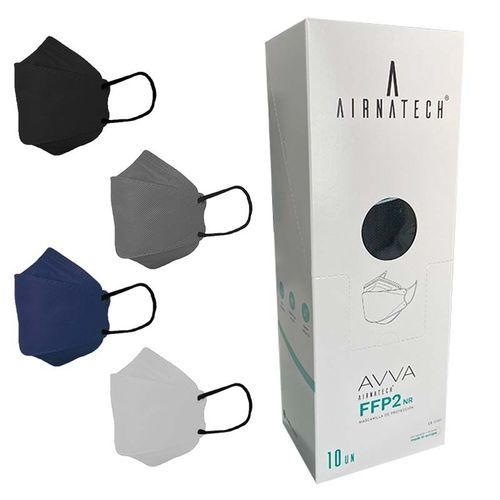 Mascherina di protezione FFP2 - Airnatech AVVA - Valentia Medical - semimaschera / scatola da 10 pezzi / bianca