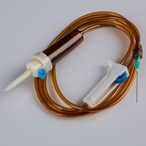 Set di infusione in polivinilcloruro (PVC) - IVS01 - KB Medical Group - resistente alla luce / con componente senza lattice