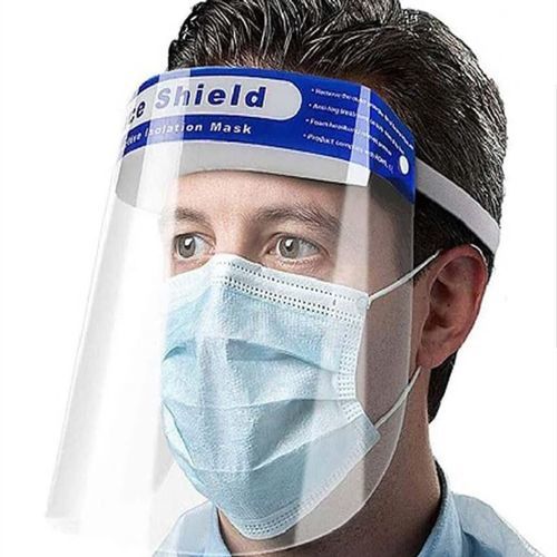Schermo facciale in polietilene - KB Medical Group - a pieno facciale / unisex / antiappanante