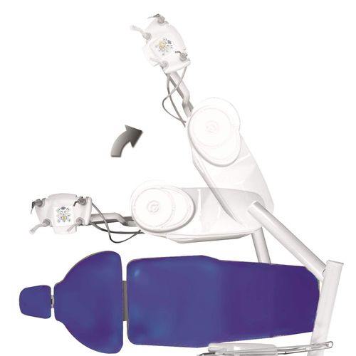 Riunito odontoiatrico con poltrona - P150 - PIAVE by ascor group srl - con portastrumenti / con illuminazione