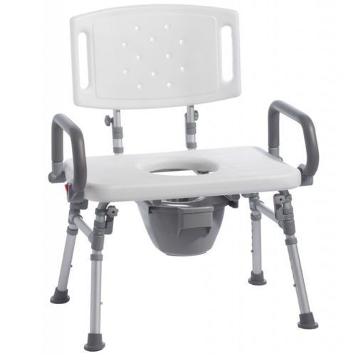 Sedia da doccia con braccioli - Shanghai Haozheng Metal Products - con schienale