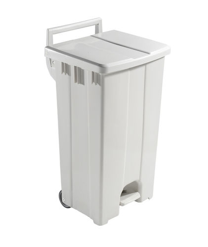 Pattumiera in plastica - 734  - Mar Plast Group S.p.A. - su rotelle / a pedale