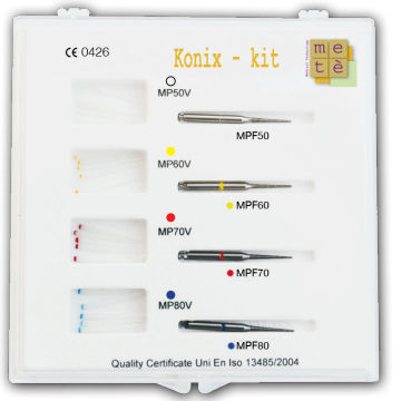 Perno radicolare in fibra - Konix - Metè