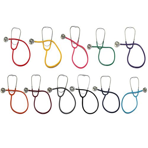 Stetoscopio cardiologico - ST3003-A - Shenzhen Greatmade Tech - a padiglione doppio / in alluminio