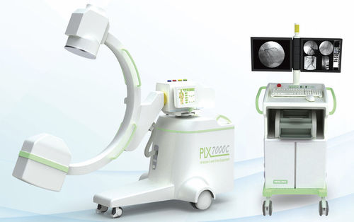 Amplificatore di brillanza mobile - X-750 - Xindray Medical - con tubo intensificatore di immagine / con colonna video