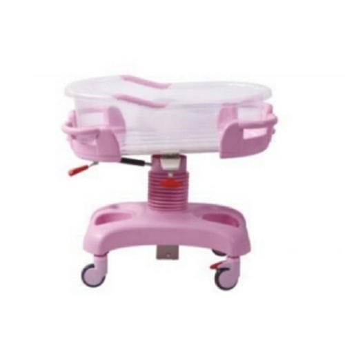 Culla pediatrica con rotelle - XF603 - Foshan Xufeng Medical Technology Co., Ltd. - ad altezza fissa / trasparente