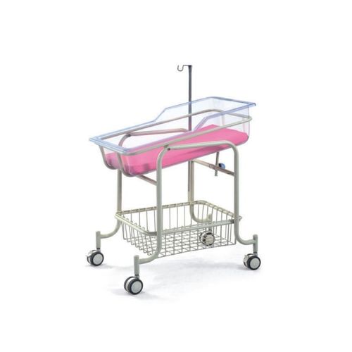 Culla pediatrica ad altezza fissa - XF606 - Foshan Xufeng Medical Technology Co., Ltd. - con rotelle / con scomparti / in acciaio inossidabile