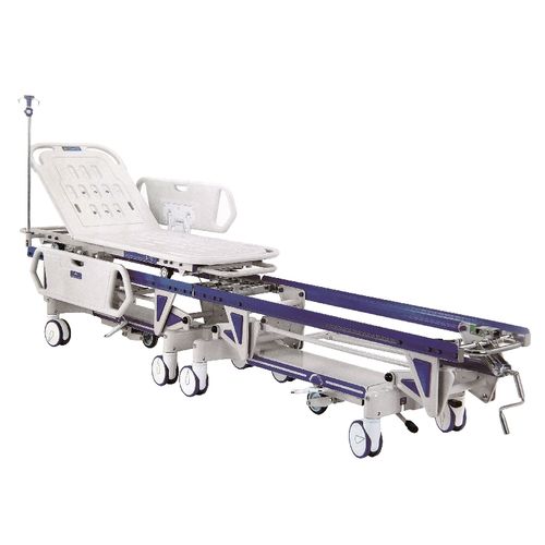 Barella con carrello passamalati - XF181 - Foshan Xufeng Medical Technology Co., Ltd. - manuale / ad altezza regolabile / con schienale regolabile
