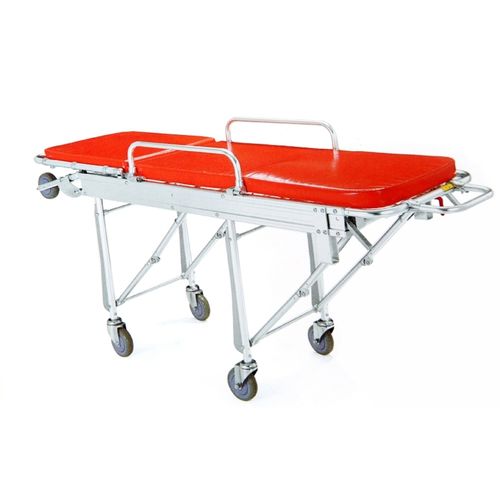 Barella con carrello di emergenza - XF663 - Foshan Xufeng Medical Technology Co., Ltd. - passamalati / manuale / pieghevole