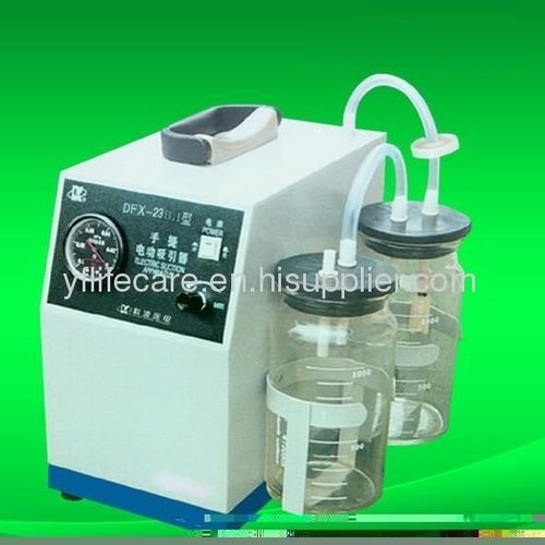 Aspiratore chirurgico elettrico - YF23-B - Ningbo Yifeng Lifecare - per piccola chirurgia / per drenaggio chirurgico e sbrigliamento / portatile