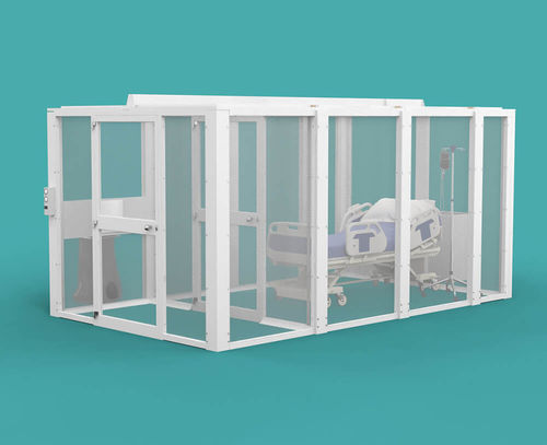 Sala di isolamento di biocontenimento - ISOLA - Kleanlabs - per il settore medico
