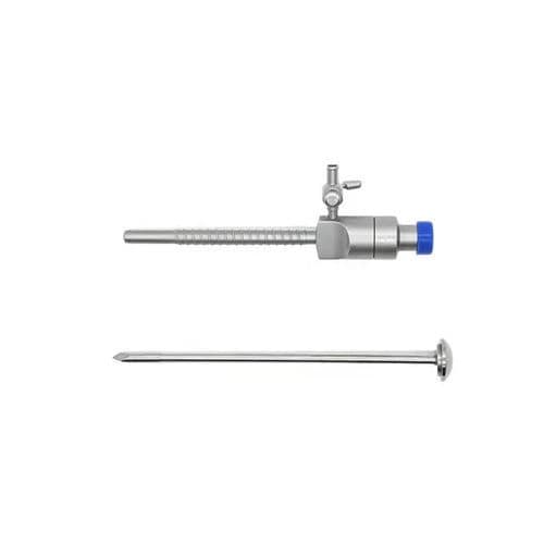 Trocar per laparascopia - PS-J-085 - Peak Surgicals - a lama / con connettore per insufflazione / con camicia
