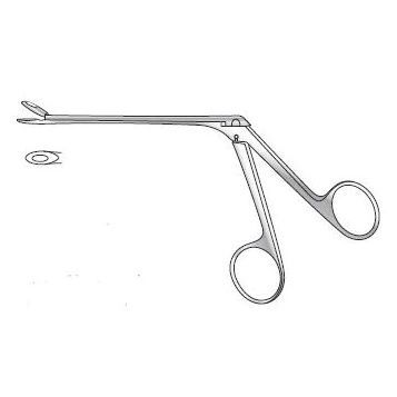 Pinza per isteroscopia - PS-S-0047 - Peak Surgicals - sgorbia / dritta