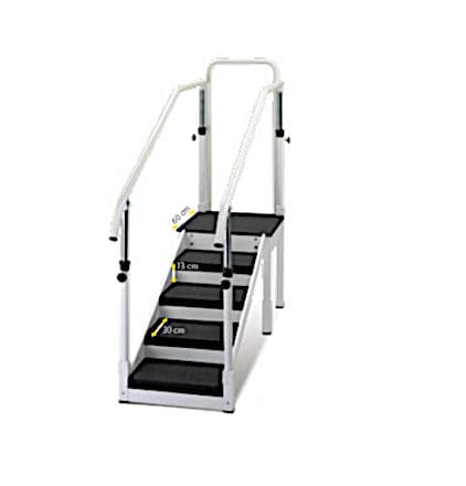 Scale per riabilitazione dritta - 26035 series - NHC Medical & Beauty - con 2 corrimani