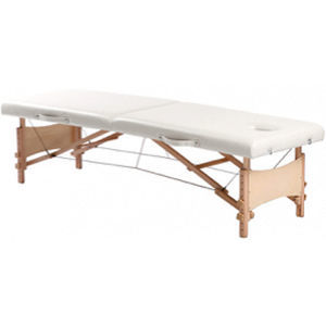 Lettino da massaggio meccanico - NHC Medical & Beauty - portatile / con schienale ad altezza regolabile / a 2 sezioni