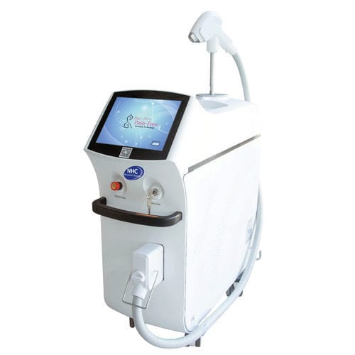 Laser per epilazione - HV 1200 PLUS MAC - NHC Medical & Beauty - diodo / su carrello / a millisecondi