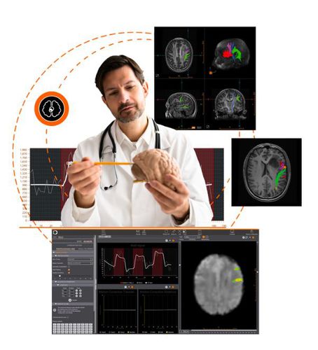 Software di visualizzazione - Olea Medical - con sistema di tracciatura / di neuronavigazione / di cartografia