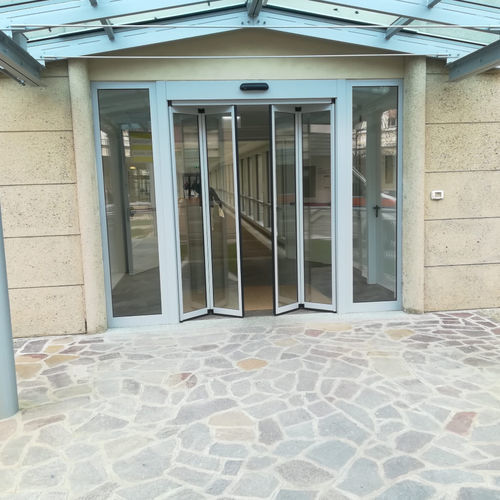Porta di protezione - Sesamo - per ospedale / scorrevole / a libro