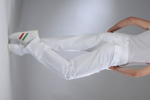 Pantalone medico per uomo - PERTH - Pastelli - in cotone / traspirante / lavabile