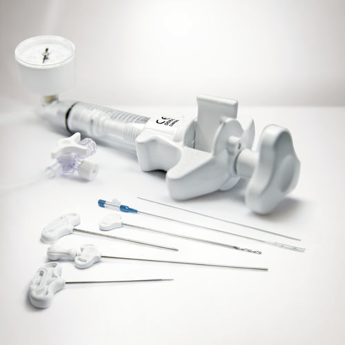 Sistema di aumento vertebrale ago - SPASY™ - Seawon Meditech - fresa / siringa per cemento osseo / per cifoplastica percutanea