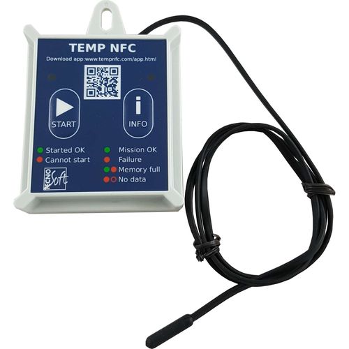 Registratore di dati di temperatura - TempNFC RCEA - Tecnosoft SRL - da laboratorio / per catena del freddo / per produzioni farmaceutiche