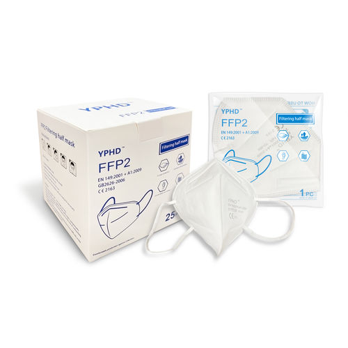 Mascherina di protezione FFP2 - YD-001 - ZHENJIANG LANDFAST - in polipropilene / con filtro / semimaschera