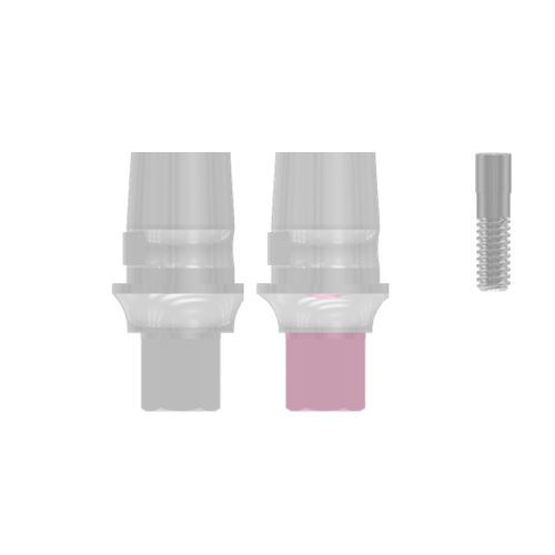 Pilastro dentale per impianto in titanio - WB series - Biosafin - ad esagono interno / dritto