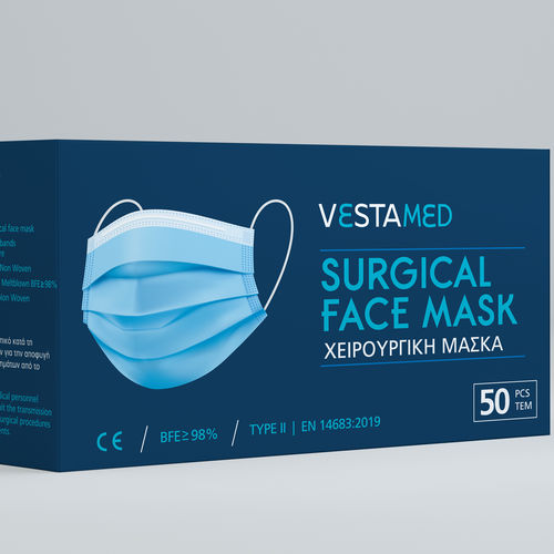 Mascherina di protezione in poliestere - VSM10 - Vestamed - senza lattice / semimaschera / per adulti
