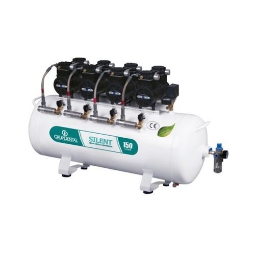Compressore d'aria per odontoiatria - GP SILENT 150LT 6HP - Grup Dental Medikal - silenziato / senza olio / a secco