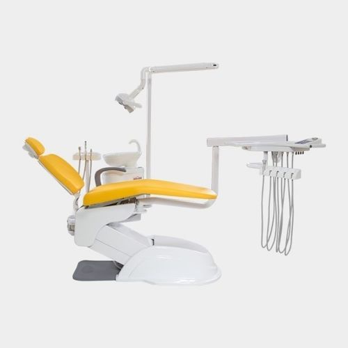 Riunito odontoiatrico con poltrona elettromeccanica - ADVANCE A3 - Grup Dental Medikal - con portastrumenti / con illuminazione / giallo