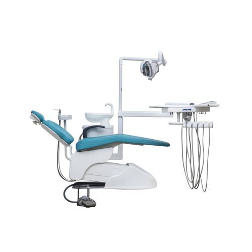 Riunito odontoiatrico con poltrona elettromeccanica - ADVANCE  - Grup Dental Medikal - con portastrumenti / con illuminazione / verde