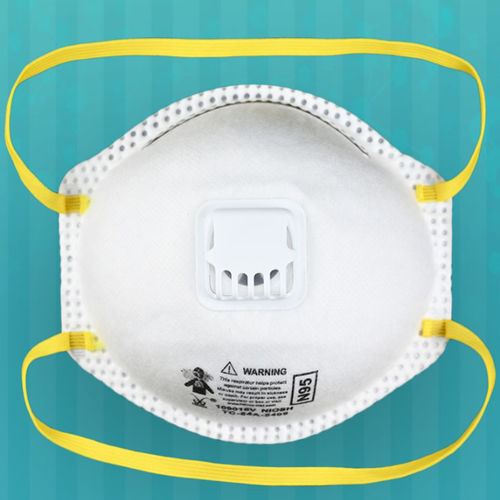 Maschera respiratoria N95 - 109016V - Jiangmen Yanyang Trading Co., Ltd. - con valvola di espirazione / a coppa / monouso