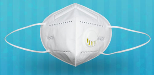 Maschera respiratoria KN95 - YY-KN95V - Jiangmen Yanyang Trading Co., Ltd. - con valvola di espirazione / monouso / in tessuto non tessuto