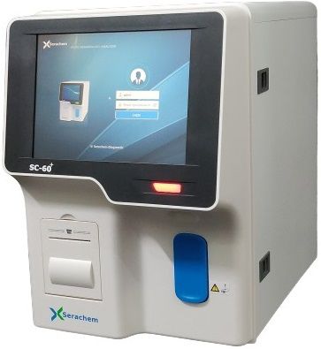 Analizzatore ematologico automatico - SC-60+ - Serachem Diagnostic India Pvt LTD - da banco / 20 parametri / con differenziazione di 5 parti