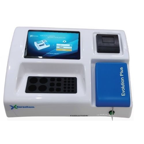 Analizzatore biochimico automatico - Evolution Plus - Serachem Diagnostic India Pvt LTD - da banco / con analizzatore di coagulazione / con touch screen