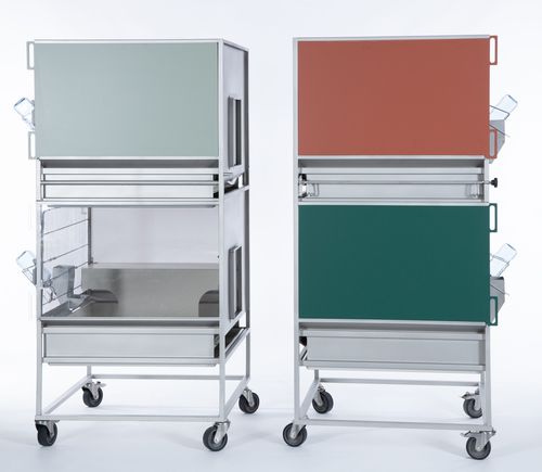 Gabbia per sperimentazione animale per conigli - 5053164S - Zoonlab GmbH - modulare / autoclavabile