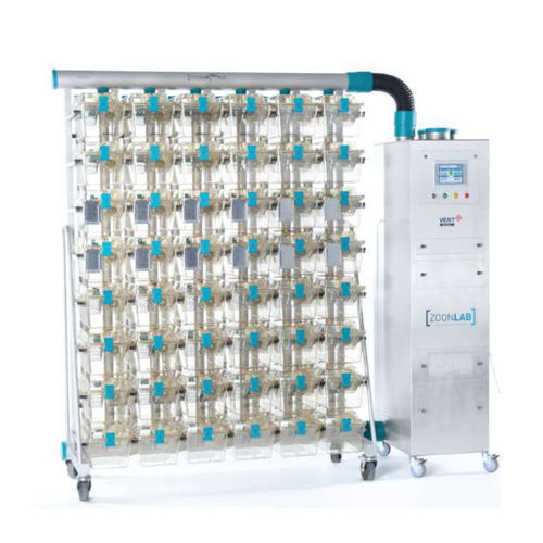 Rack per gabbie di animali - ZOONLAB BIO. A.S.® - Zoonlab GmbH - con rotelle