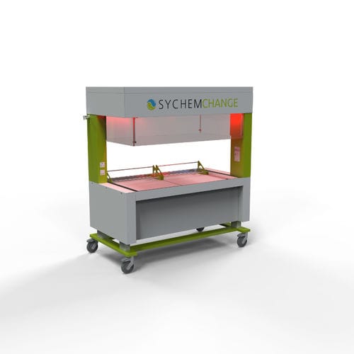 Riunito per il cambio di gabbie - SychemCHANGE - Zoonlab GmbH - veterinario / con rotelle / doppio