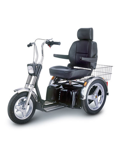 Scooter per disabili elettrico - Afiscooter SE - AFIKIM Electric Vehicles - a 3 ruote / con cestello