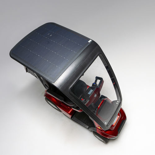 Scooter per disabili elettrico - Afikim Solar  - AFIKIM Electric Vehicles - a 4 ruote / a due posti / con cestello
