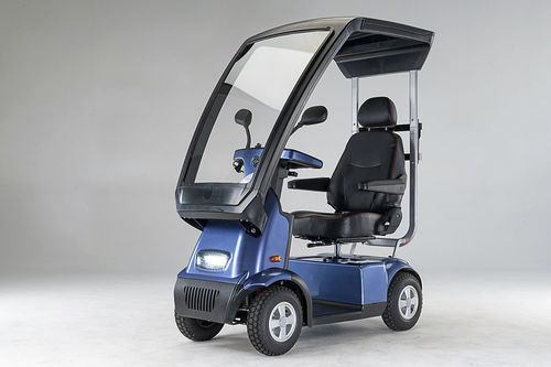 Scooter per disabili elettrico - AFISCOOTER C4 - AFIKIM Electric Vehicles - a 4 ruote / con cestello / con cabina