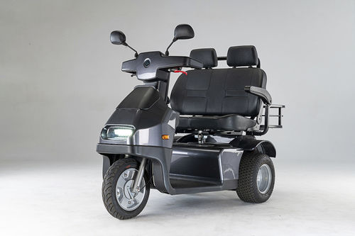Scooter per disabili elettrico - AFISCOOTER S3  - AFIKIM Electric Vehicles - a 3 ruote / a due posti / con cestello