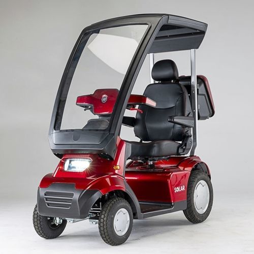 Scooter per disabili elettrico - Afiscooter SOLAR - AFIKIM Electric Vehicles - a 4 ruote / con cabina