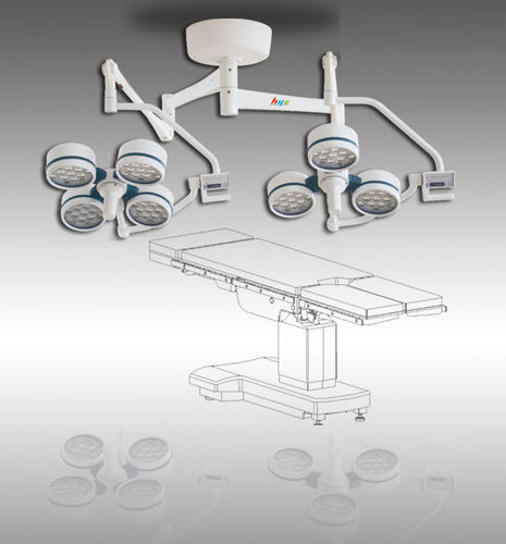 Lampada scialitica a soffitto - HYZ02-D series - HYZMED Medical - LED / 2 bracci / 96